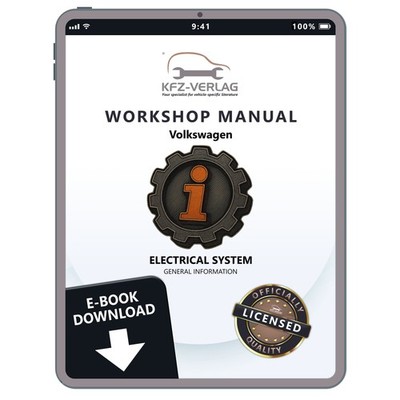 VW Polo 5 6R 2009-2013 electrical system general information repair manual eBook