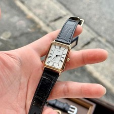 Seiko Chariot 2220-3460 Manual Watch 1976 White Dial Roman NOS SA1006