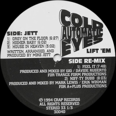 Cold Automatic Eyes - Lift 'Em (12'') (Very Good Plus (VG+)) - 3580514067