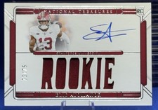 2025 Panini National Treasures #122 Elic Ayomanor College Signatures #73/75 Auto
