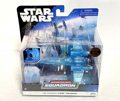 STAR WARS Micro Galaxy Squadron Luke Skywalker's X-Wing HOLOGRAM Chase 1/5000