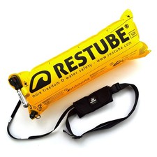 Restube Beach Inflatable Floating Buoy, Jet Black