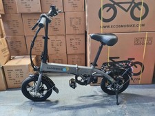 14" All-Terrain Folding bike, 36V 7.8Ah Battery, 25KM/h, Full Disc-U14R Grey