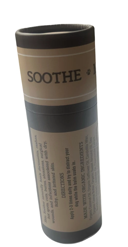 Natural Dog Company Chupete para la piel en barra - Bálsamo curativo orgánico para perros - 2 oz NUEVO Foto 2 de 4