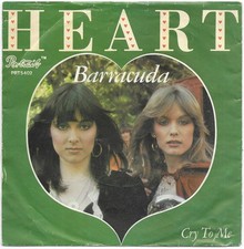 HEART - BARRACUDA / CRY TO ME - SINGLE-SCHALLPLATTE - 1977