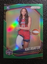 2025 Panini Prizm WNBA KIKI IRIAFEN RC GREEN Prizm Mystics Unrivaled Phantom
