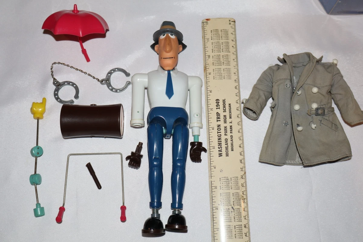 FIGURINES INSPECTOR GADGET : MAD Agent & Chien Finot - Galoob 7507, 1983 - Neuf