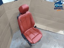 Bmw 430i Coupe 2017-2020 Front Passenger Seat Assembly Leather Red Oem