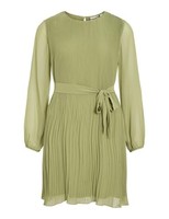 Vila Kleid Vidaliana O-Neck Langarm Gr. M Schwarz Baumwolle Modell-Nr. R