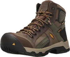 KEEN Utility Men's Davenport Mid Composite Toe Waterproof Work Shoe 