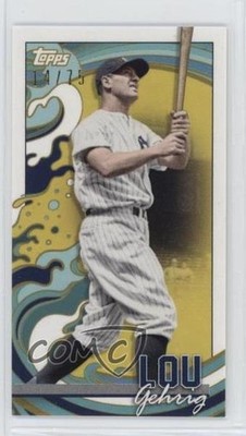2022 Topps Rip Mini 14/75 Lou Gehrig #MRIP-LG HOF 3c2