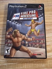 Fire Pro Wrestling Returns (Sony PlayStation 2, 2007) COMPLETE
