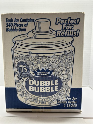 Double Bubble 75th Anniversary Sammelglas Glas 2003 Sammler Neu in OVP - Bild 3 von 10