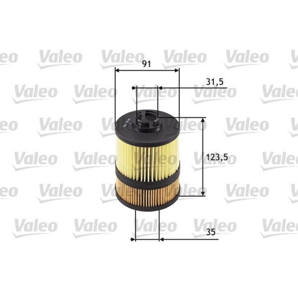 Valeo ÖLfilter 586549 FüR Opel Vectra C Caravan Signum Renault Espace IV 3.0-image