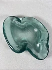 Blenko Turquoise Free-Form Ashtray / Bowl /Trinket Mid-Century Art Glass
