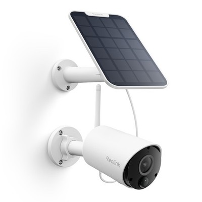 REOLINK Argus Eco+Solar Panel 2K 5MP Outdoor Security Camera, Night Vision, WiFi