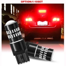 AUXITO 7443 7440 Brake Tail Stop Light Red Flash Strobe Blinking LED Bulbs 2-20X