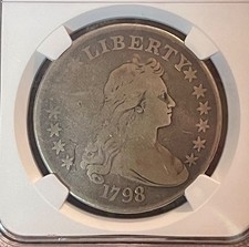 1798 Draped Bust Dollar (NGC VG Details)