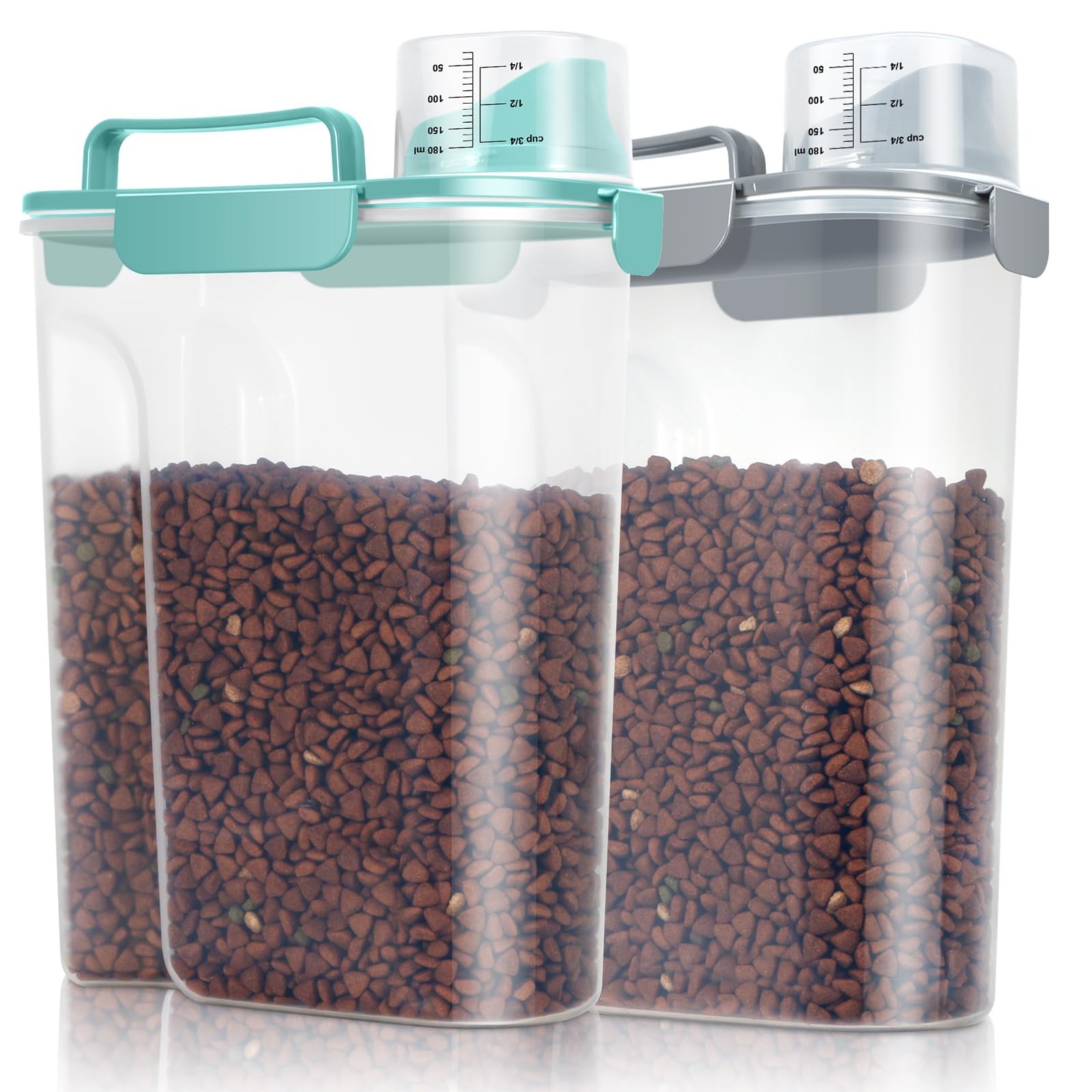 Storage Containers 2 Pack 10 To 14 Lbs, Airtight Cat F...