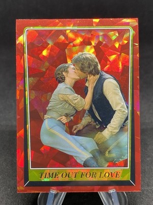 Time Out For Love 2023 Topps Chrome Sapphire Star Wars Return of the Jedi #115