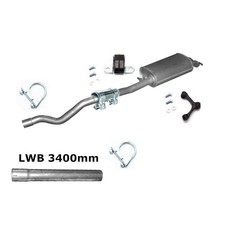 Endschalldämpfer Auspuff für Transporter V 2.5 TDI Bus Kasten+ Montageware