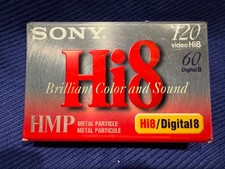 Sony Hi8 Metal Particle Video Tape 120 Min