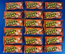 (18) Reese’s Sticks Milk Chocolate Peanut Butter Crispy Wafers 1.5oz. BB: 02/26