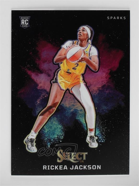 2024 Panini Select WNBA Black Color Blast Rickea Jackson #1 19fe