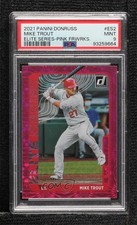 2021 Panini Donruss Elite Series Pink Fireworks Mike Trout #ES2 PSA 9 MINT 0d85