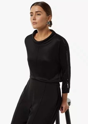 Shirt COMMA 46 Viskose-Shirt mit Pailletten (UVP: 69,99 )