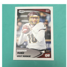 SAGE 2017 HIT Premier Draft Cooper Rush #10 Rookie Central Michigan Card. rookie card picture