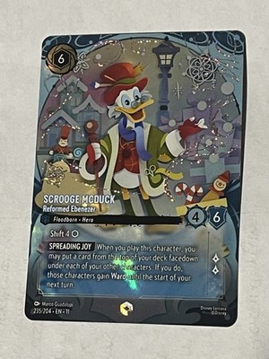 Disney Lorcana TCG Scrooge McDuck - Reformed Ebenezer 235/204 Enchanted