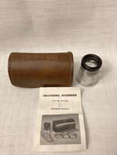 Bausch  Lomb 81-34-35 Measuring Magnifier 7X - Case  Instructions