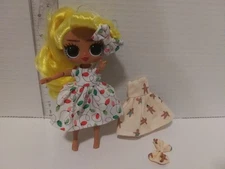 Doll Clothes Handmade to fit LOL Tween Dolls-lot of  dresses/ hair bows  C46