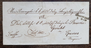 Vorphila Brief aus Przemysl nach Eperies