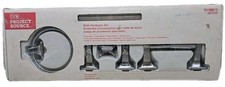 Project Source   Seton 4-Pc Bath Hardware Set   Chrome   NEW  0198615  E7 
