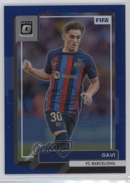 2022-23 Panini Donruss Optic Blue Prizm /99 Gavi #32 1hq0