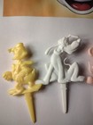 Vintage 1960s Walt Disney BEST licensed plastic Cake Topper, set of 4 different — photo 4