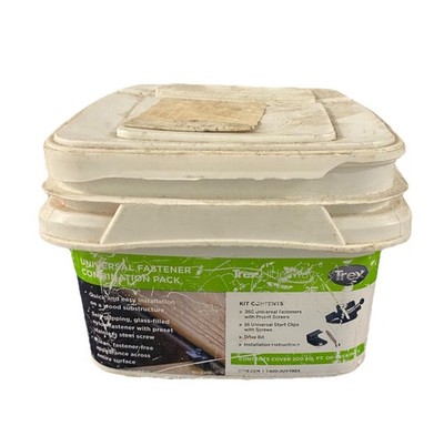 TREX HIDEAWAY UNIVERSAL FASTENER COMBINATION PACK 200 SQ. FT. OPEN CONTAINER