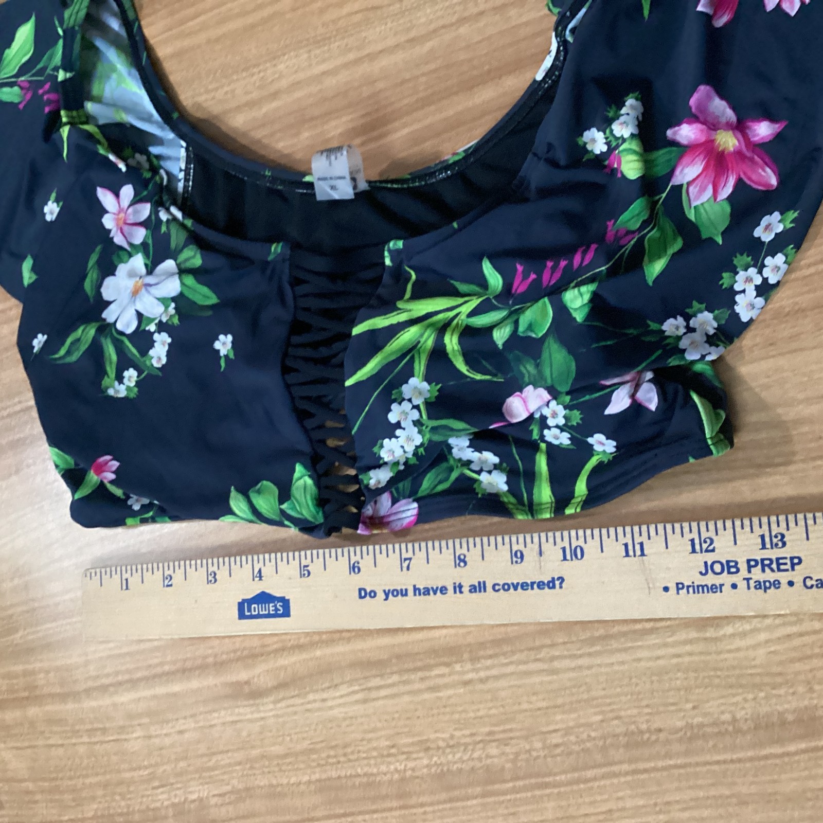 Tinibikini Swimwear Top XL Floral, Tropical