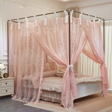 Mosquitera 2026 Botón Jacquard Piso Palacio Cama Red y Gran Soporte