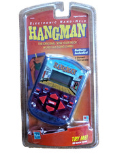 Vintage 1999 Hasbro Handheld Hangman Game Working Open Box Directions Included
