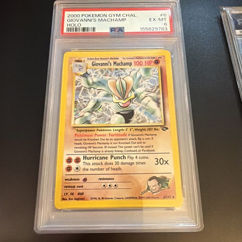 Giovanni's Machamp (Unlimited) graded PSA 6 for sale on eBay