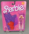 New NRFB BARBIE #7917 Vintage 1984 Active Fashions Outfit B Purple Dress