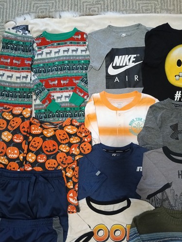 Nike Gymboree Polo Boys Huge Lot of 5 6 Athletic Logo T Shirts Shorts - Picture 10 of 10