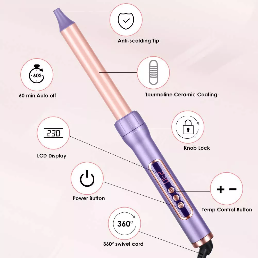 What is the difference between titanium and ceramic curling cheap wands