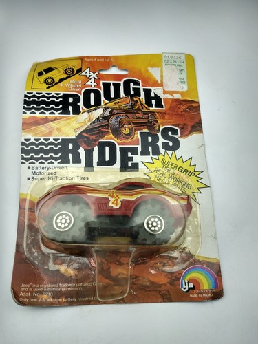 Extremely Rare 1970s LJN Rough Riders Red Corvette 4x4 New Sealed Vintage - Picture 3 of 14