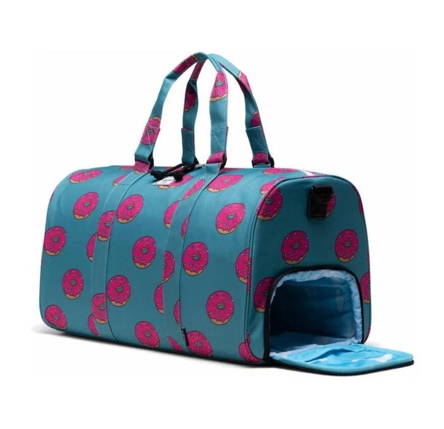 NOVA Bolsa de Duffel Herschel Supply Co x The Simpsons Novel Homer Bart Simpson Donut - Imagem 3 de 4