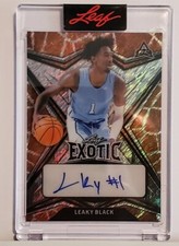 Leaky Black 2022 Leaf Exotic GIRAFFE SHIMMER Auto Autograph ARC #3/3--ENCASED