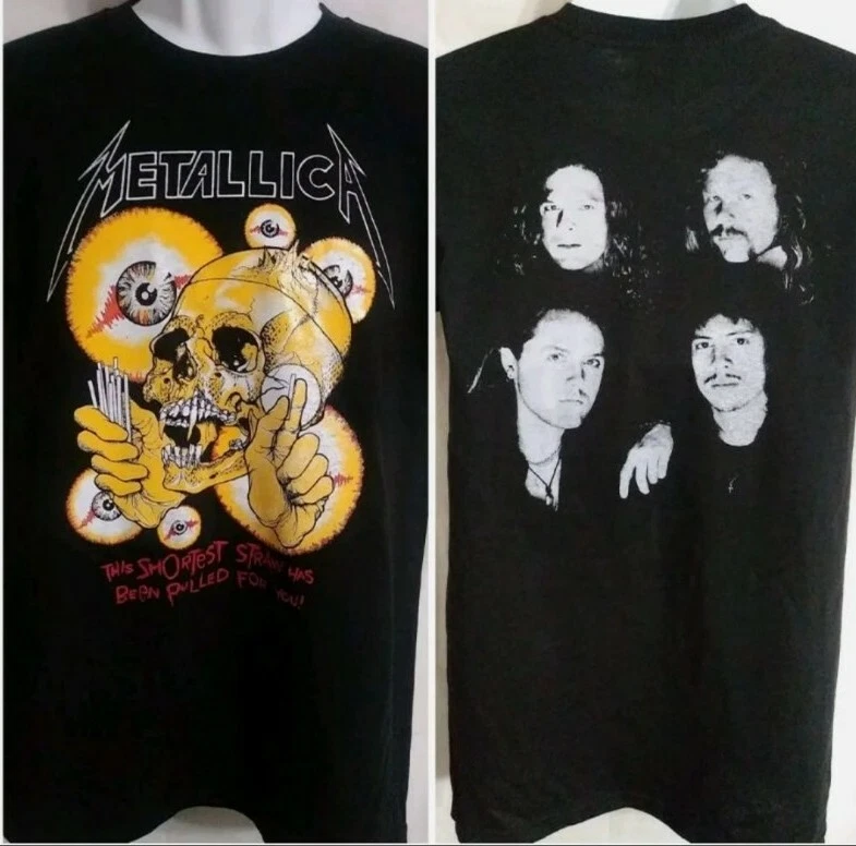 Metallica shortest straw 2025 t shirt
